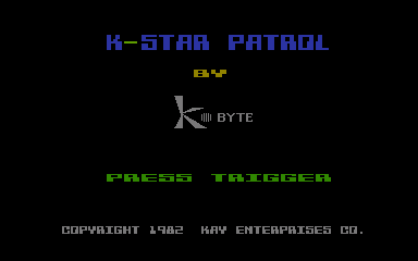 K-Star Patrol atari screenshot